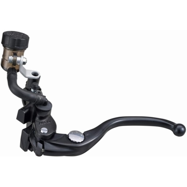 D95658 NISSIN (ニッシン) ラジアルクラッチマスターシリンダー 縦型Φ19 (3/4インチ) ブラックボディ/ブラックレバー (スモークタンク)