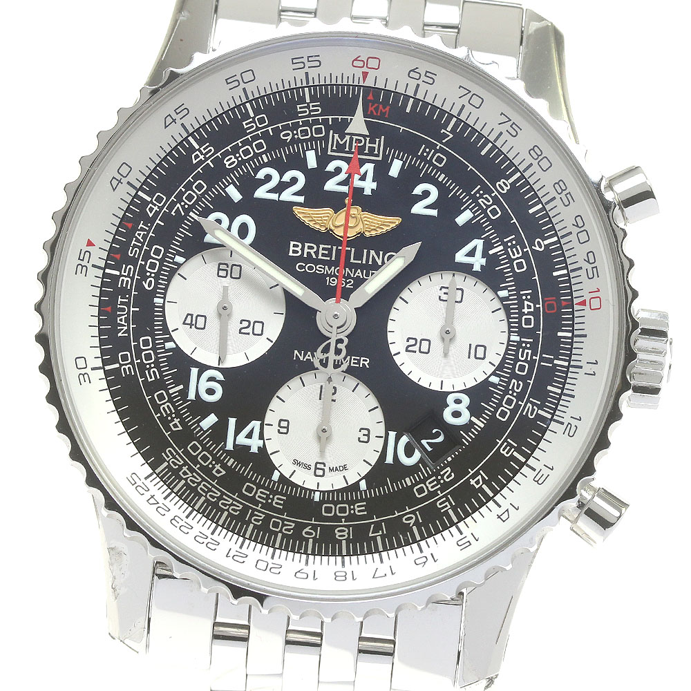 ブライトリング BREITLING AB0210 ナビタイマー コスモノート クロノグラフ 手巻き メンズ 良品 箱・保証書付き_843468【中古】