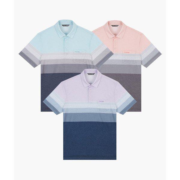 ハンギジャン ストライプカラー Tシャツ CDAAATS2485