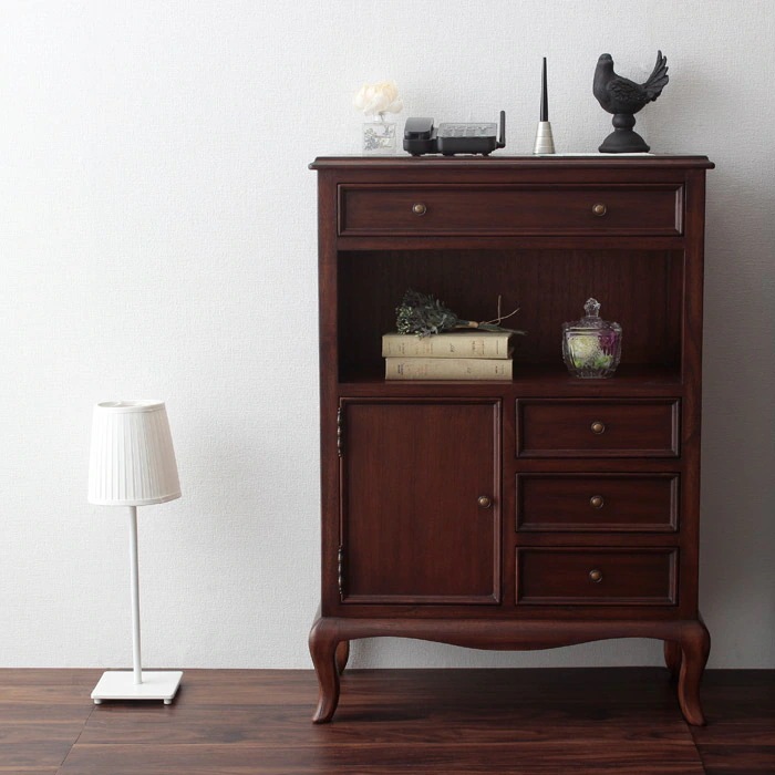 チェスト タンス ローチェスト 木製 たんす 洋服タンス おしゃれ 引き出し 収納 リビングチェスト 完成品 収納チェストコンソール アンティーク クラシカル