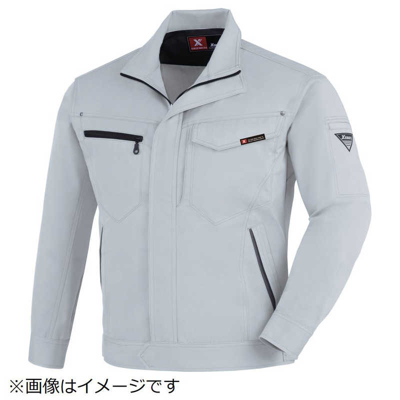 ジーベック　1620 ブルゾン L シルバーグレー　1620-22-L