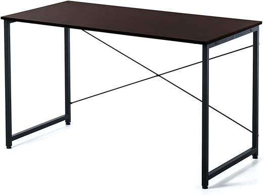 サンワダイレクト パソコンデスク 幅120×奥行60cm モニターアーム対応 机 PCデスク 組立簡単 ライトブラウン 100-DESKF004LBRB0757KDZG8 ブラウン