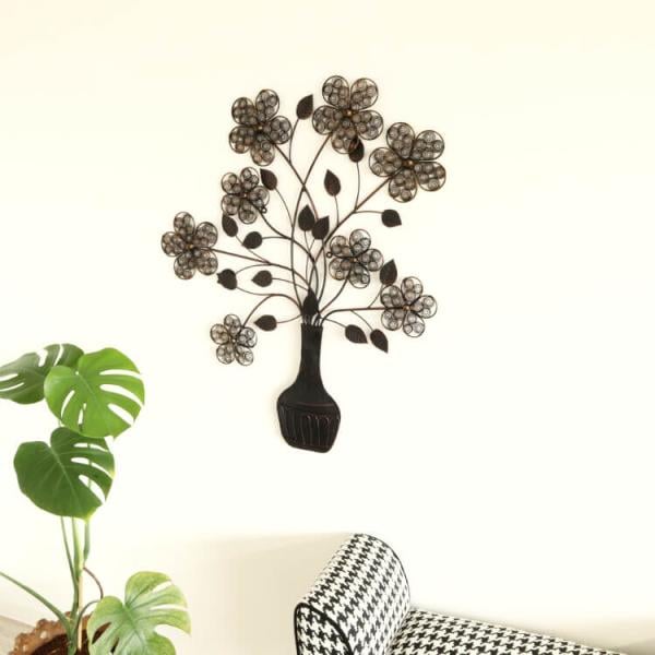 壁掛け 飾り ウォールデコレーション モダンアート ナチュラル アンティーク アイアン ボタニカル 600x780mm