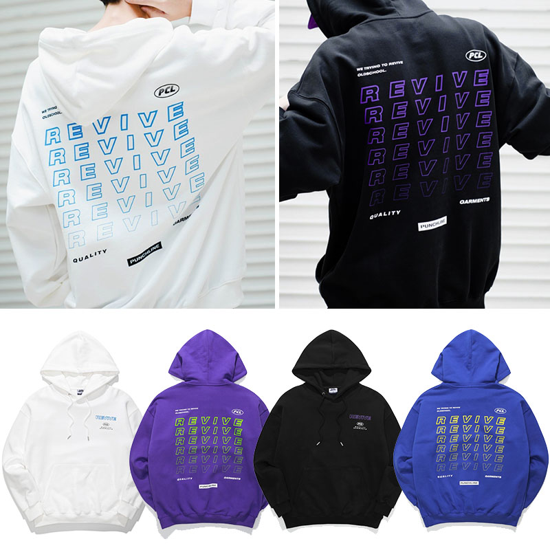 PUNCHLINE 正規品 男女兼用 Revive Hoodie 4色 JSHD6153