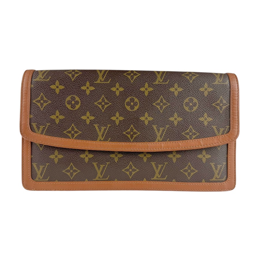 ルイ ヴィトン LOUIS VUITTON クラッチバッグ モノグラム ポシェットダム GM モノグラムキャンバス ブラウン メンズ M51810 z8548