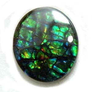 アンモライト トリプレットルース 約9x11mm 2.36ct 裸石 ルース アンモナイト //1点