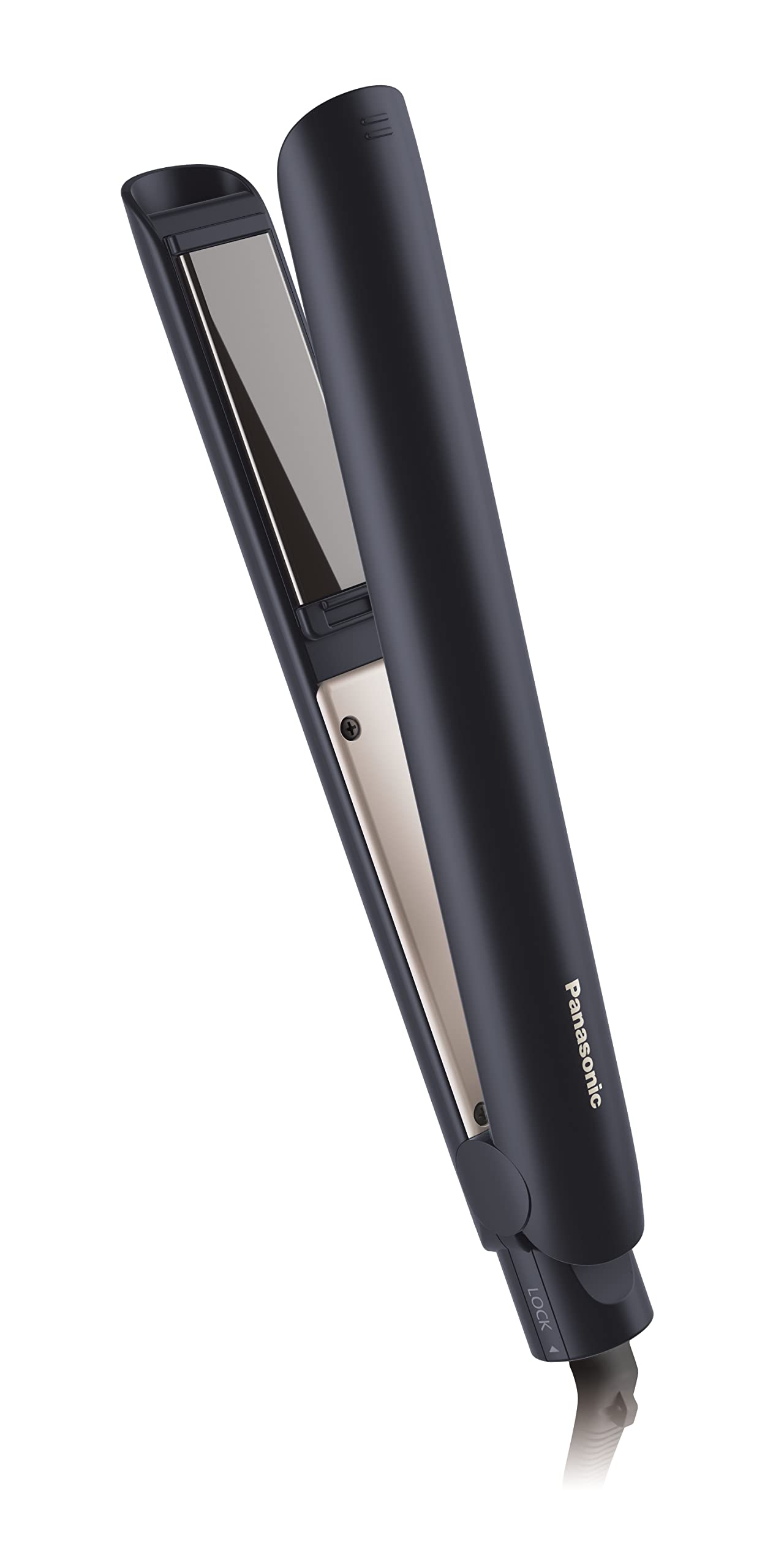 パナソニック コンパクト ストレートアイロン 2Way 3段階温度調整 軽量 スムーズグロスコーティングプラス 黒 EH-HV2A-K