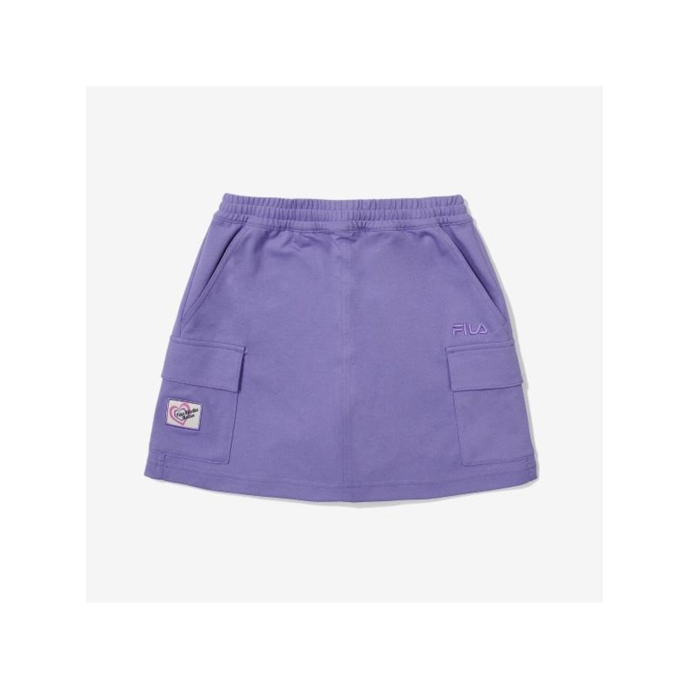 [FILA KIDS] カーゴスカートパンツ (FK2SKG2P01F_DVI) Q0ZFK2SKG2P01FDVI