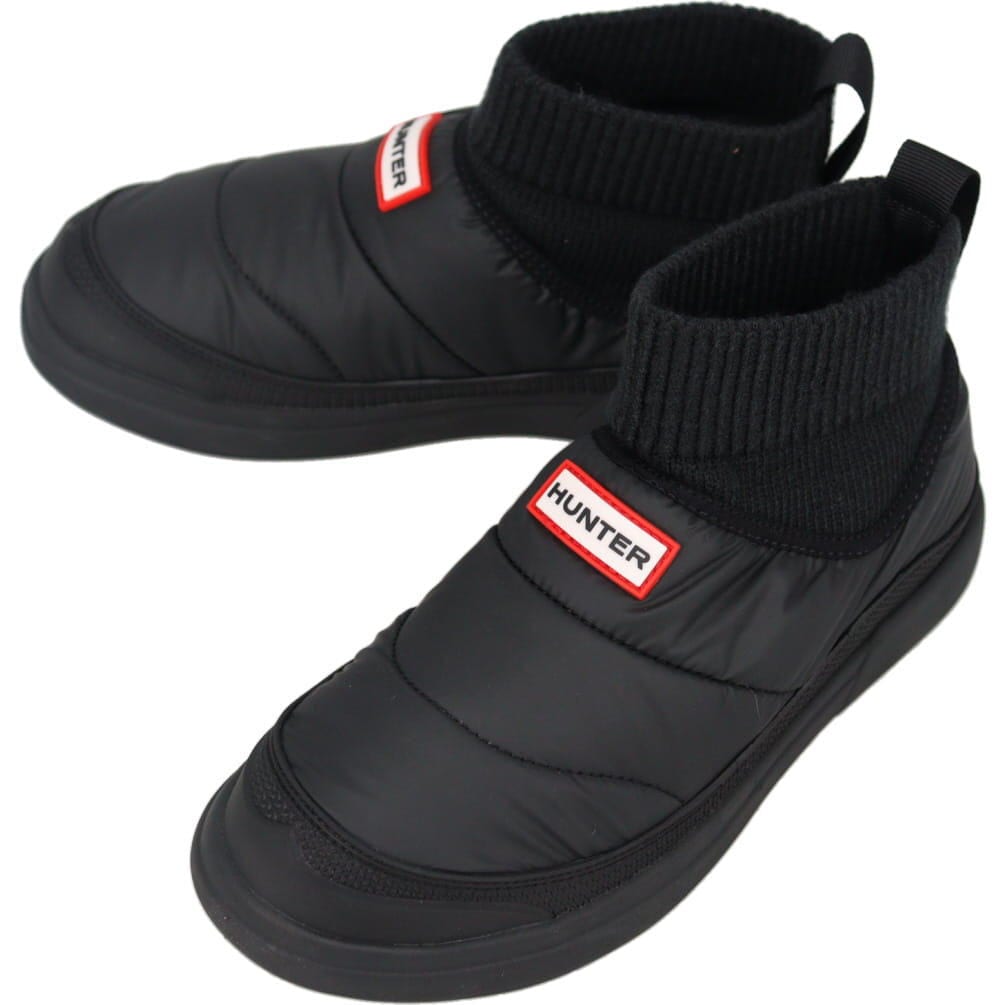 イン/アウト パファー ニッテッド カフ ブーツ ブラック WFS2265REN BLK