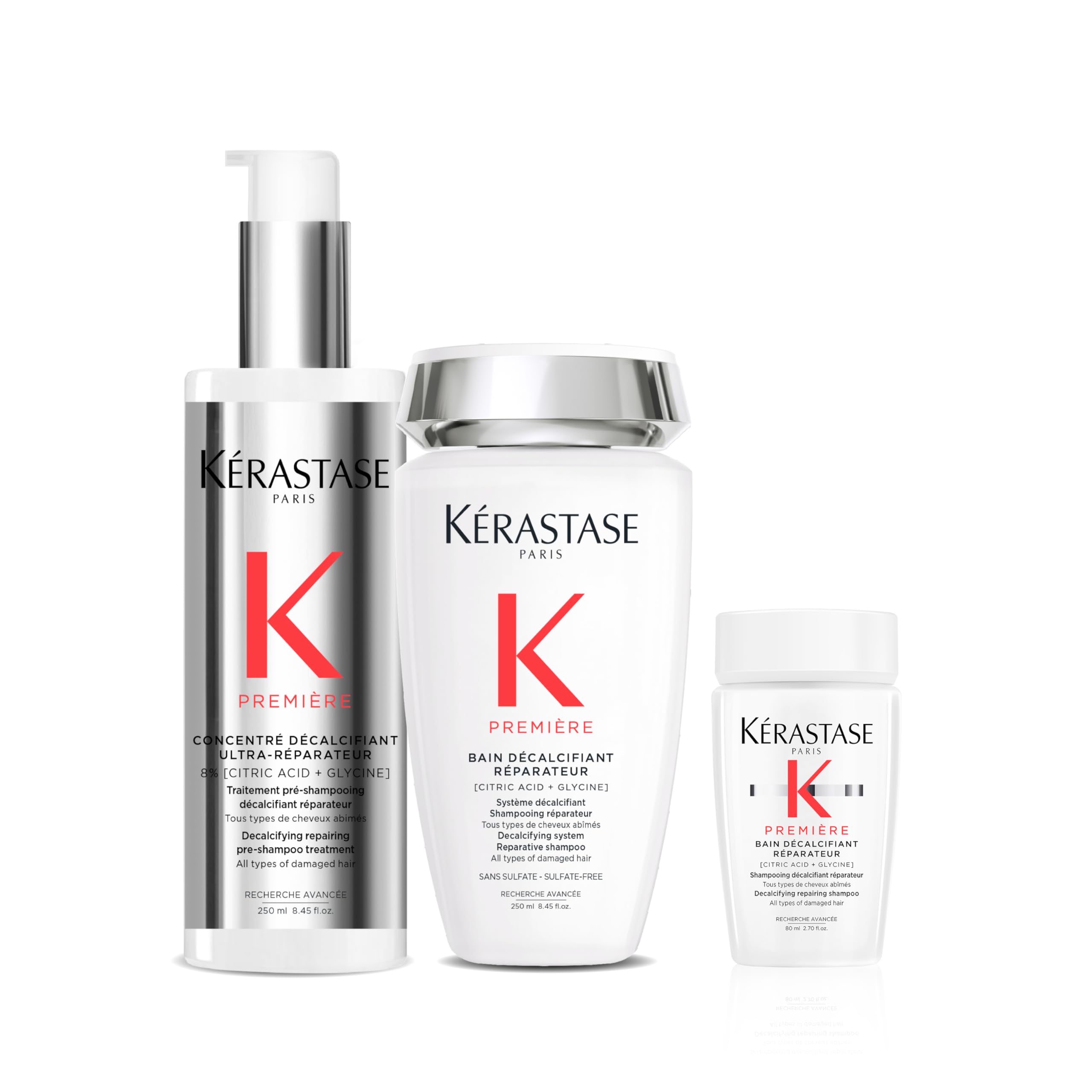 KÉRASTASE ケラスターゼ プレトリートメント ダメージ リペア コンサントレ 250mL + バン デカルシファイ 250mL 試供品付き ダメージケア 12,563円