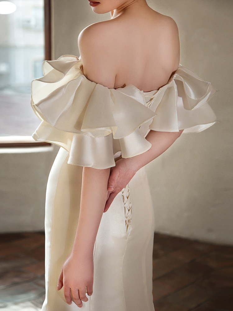 春 夏 人気な ワンピース パーティードレス 気質 ワンピース 花嫁ロングドレス 結婚式ワンピース ドレス韓国ファッション ウェディングドレス