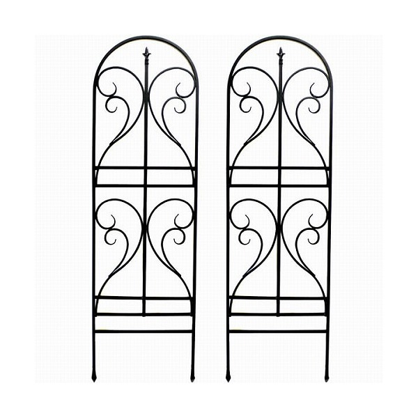 住まいスタイル アイアントレリス フィニアル 2枚組 ブラック IF-FN7950-2P-BLK メーカー直送