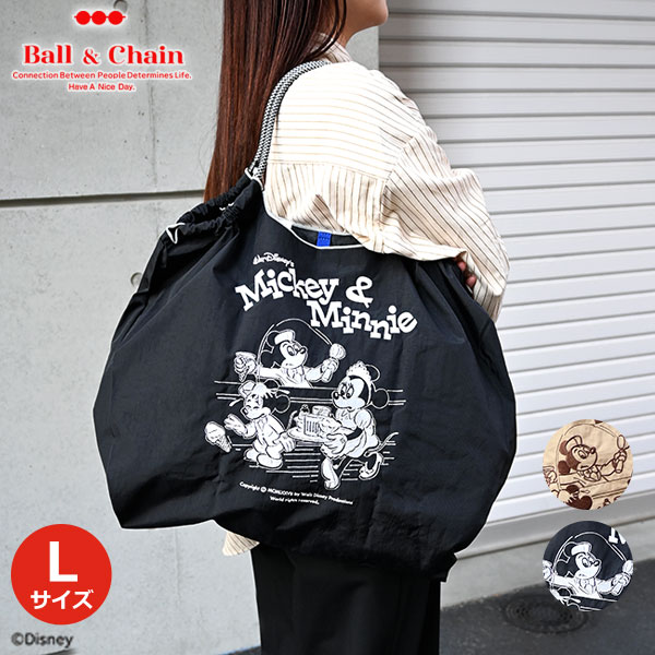 【送料無料】【即納】 Ball＆Chain ボールアンドチェーン 正規品 Mickey&Minnie Lサイズ バッグ 324104