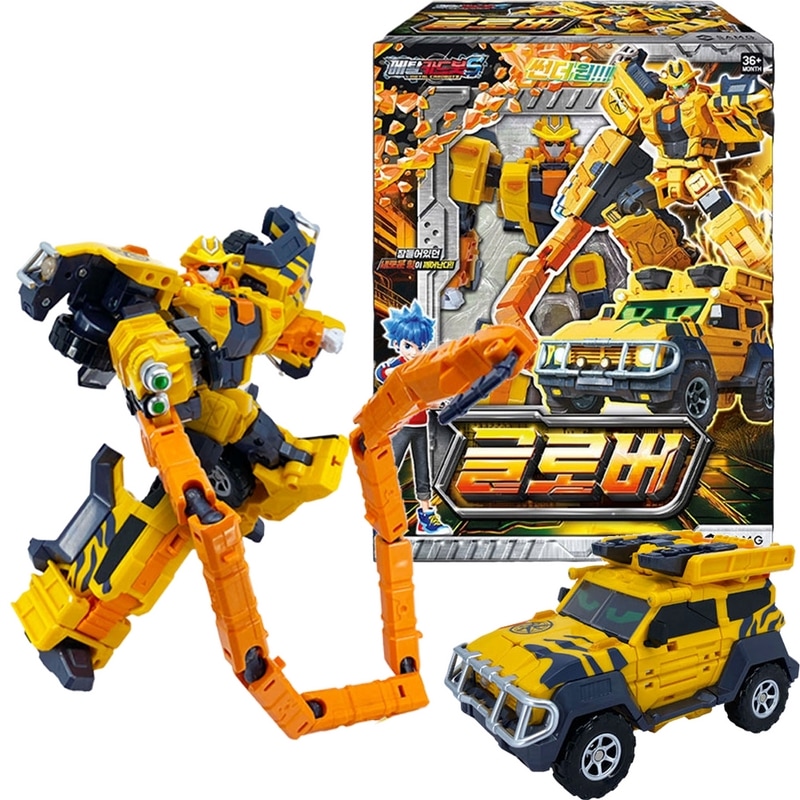 メタルカードボットSグローバー車変身ロボット重機玩具