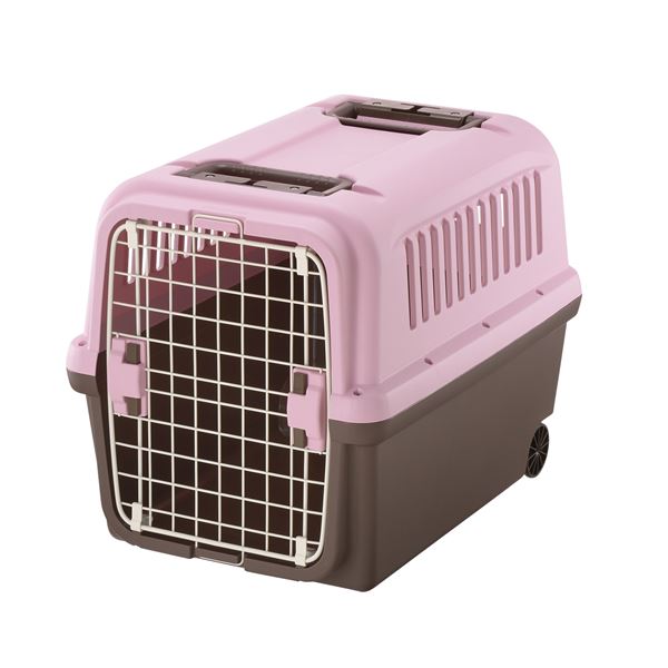 キャンピングキャリー L ライトピンク(ペット用品)
