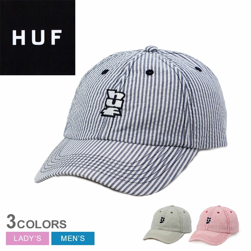 SEERSUCKER MEGABLAST 6 PANEL HAT HT00870 メンズ レディース カーブバイザー ストリート スケート ロゴ 刺繍 CAP 帽子 シンプル スケーター