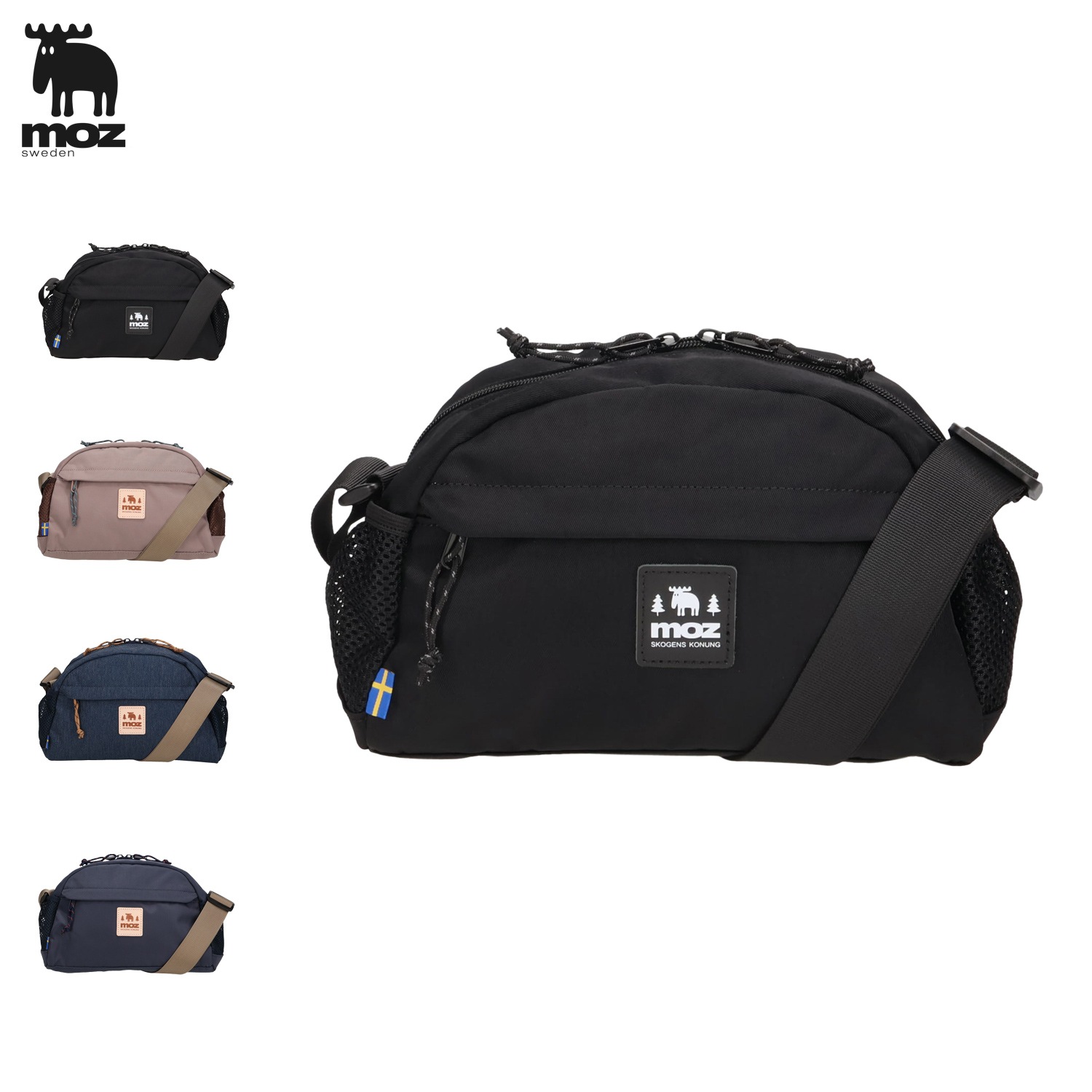 バッグ ショルダーバッグ メンズ レディース 4L A5 軽量 撥水 斜めがけ 半円型 ZZOK-07