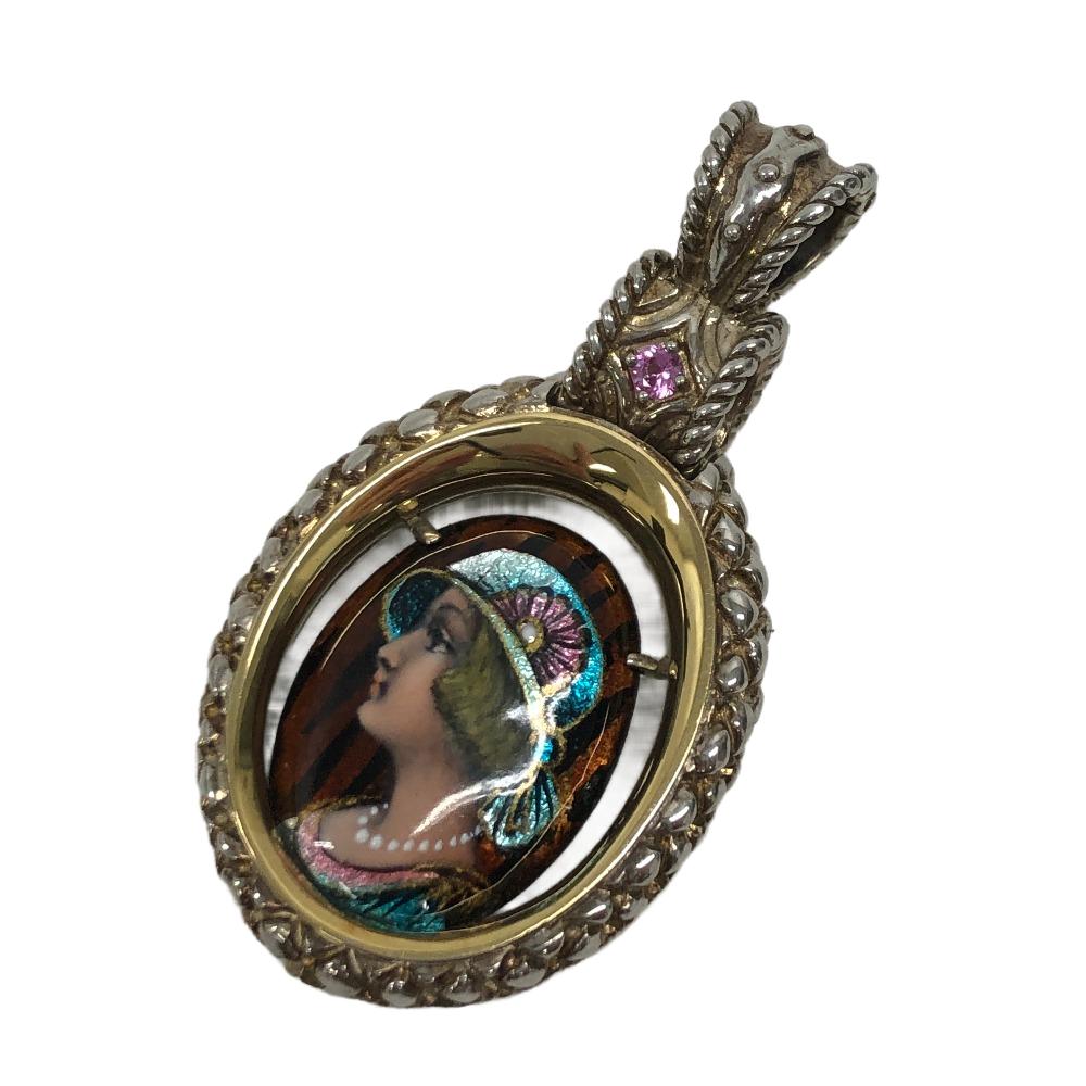 エマーユ ネックレストップ シルバー925 ネックレス シルバー レディース