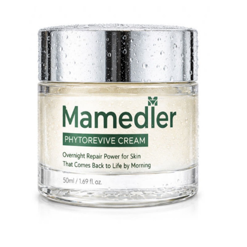 【韓国コスメ】Mamedler フィト リバイブ クリーム 50mL / ツヤ・保湿・整肌ケア / ベージュクリーム / メイク前にも使いやすいグロウクリーム / 保湿クリーム / グロウクリーム