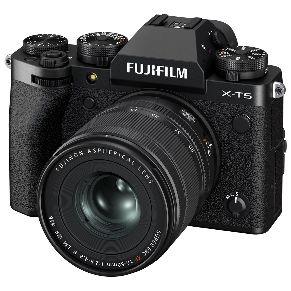 富士フイルム FX-T5LK-1650B_JP ミラーレス一眼カメラ「FUJIFILM X-T5」XF16-50mmレンズキット（ブラック）（日本語英語版） FXT5LK1650BJP 180,750円
