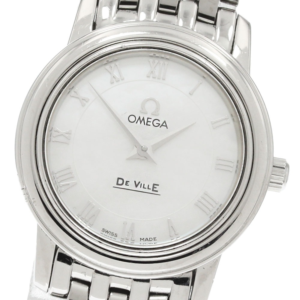 オメガ OMEGA 4570.71 デビル プレステージ クォーツ レディース 保証書付き_850125【中古】