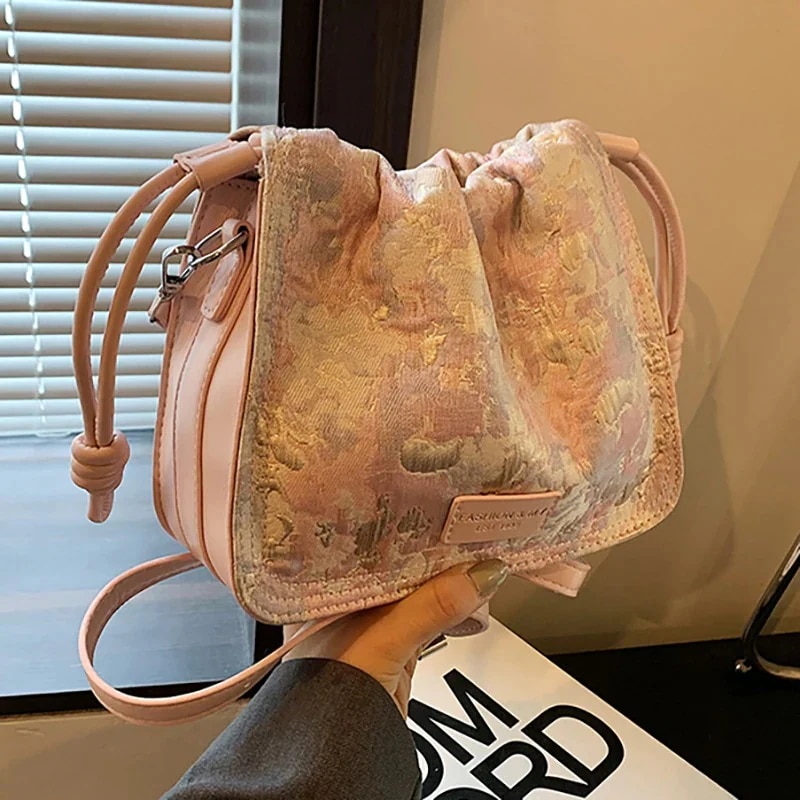 韓国ファッション 可愛い 高級感 ハンドバッグ 気質 水筒ポーチ ミニ バッグ 質感 ショルダーバッグ トートバック