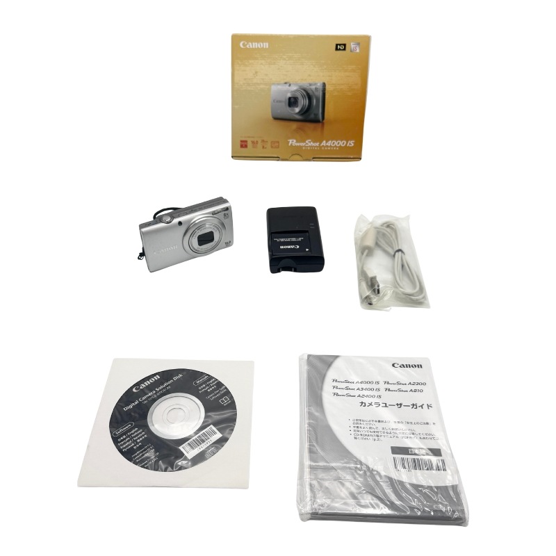 中古 Canon デジタルカメラ PowerShot A4000IS シルバー 1600万画素 光学8倍ズーム PSA4000IS(SL)
