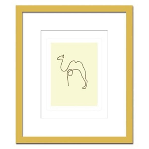 アートパネル ピカソ 額 フレーム おしゃれ 絵画 モダンアート 壁掛け ウォールデコレーション Pablo, Picasso Le chameau 650x550mm