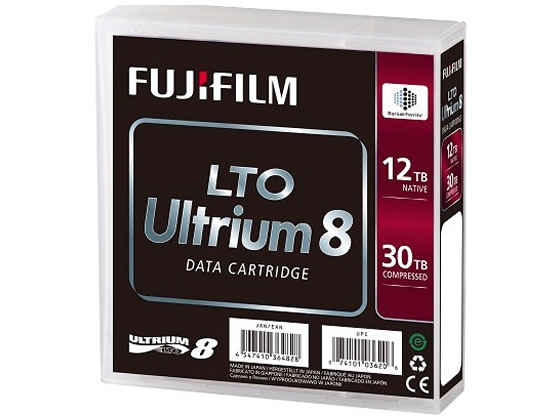 LTO Ultrium8 データカートリッジ 12.0TB 富士フイルム LTOFBUL-812.0