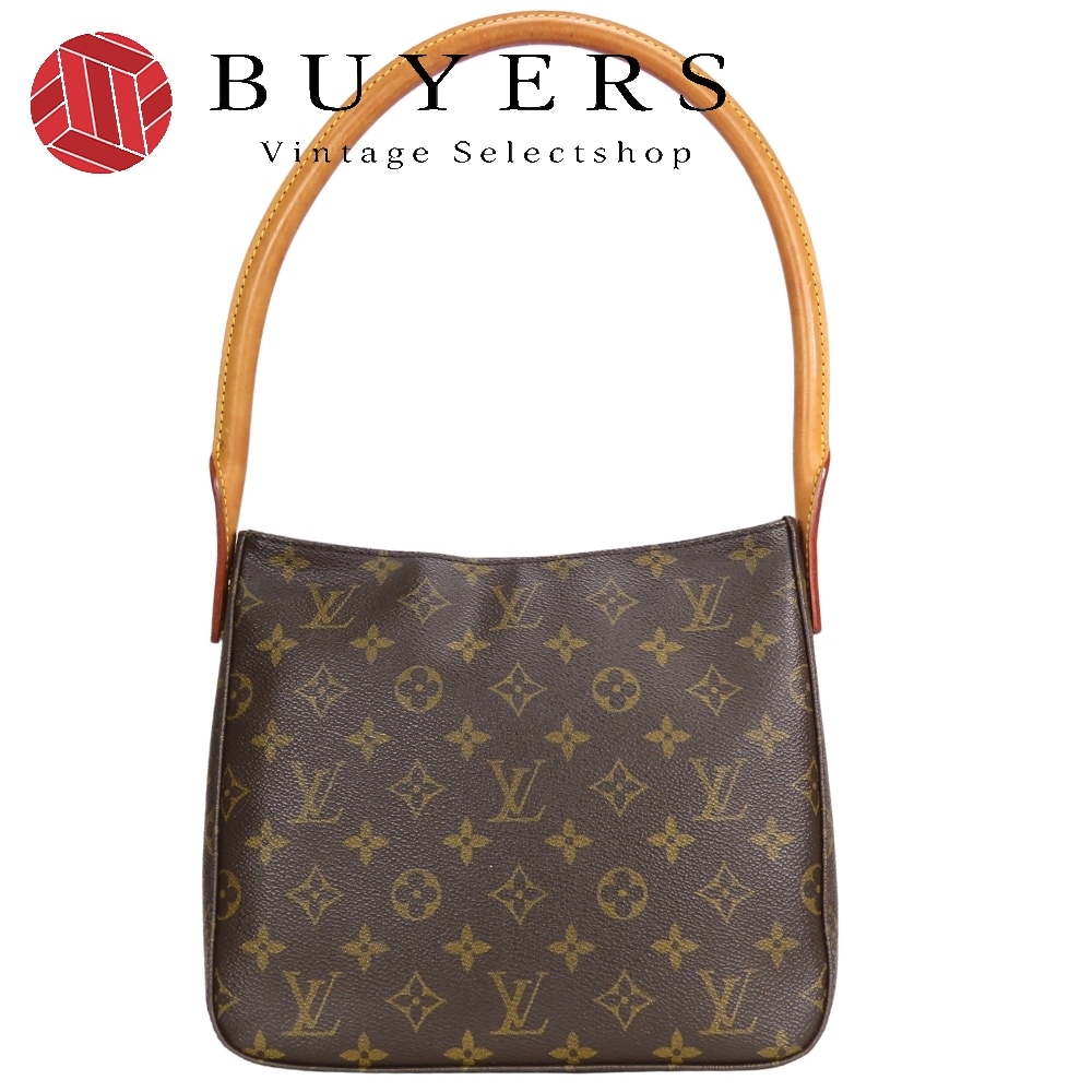 中古 ショルダーバッグ ルーピングMM M51146 モノグラム ヌメ革 ブラウン 肩掛け ワンショルダー レディース 女性 47,520円