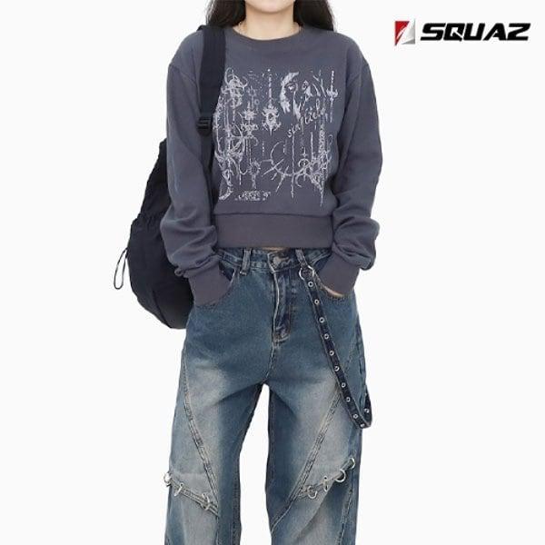 女性 デイリー プリント スウェットシャツ 長袖 ストリート 長袖Tシャツ SJOY001