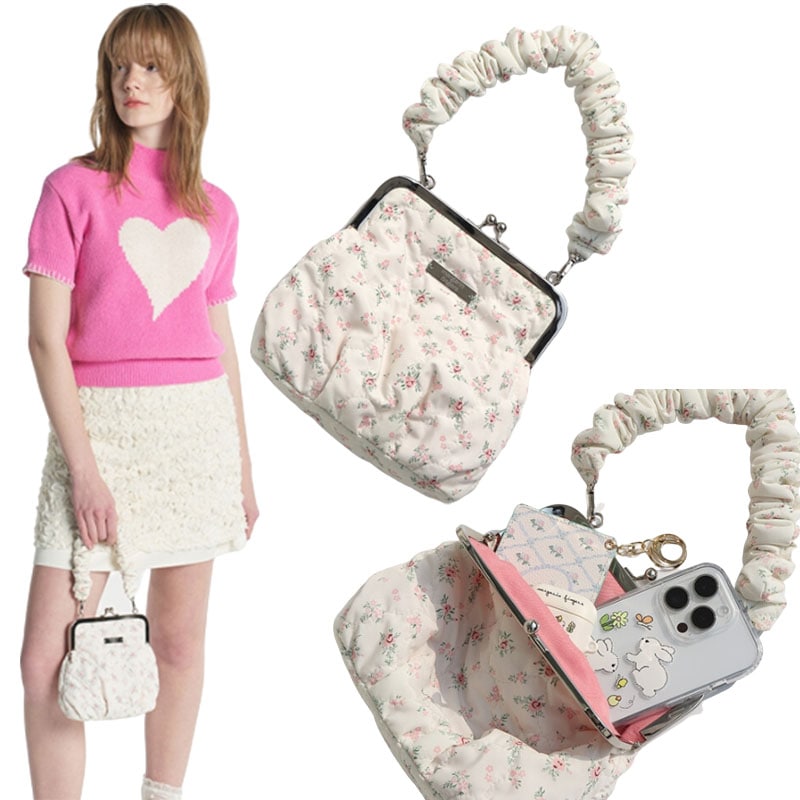 FLORAL QUILTED TOTE BAG