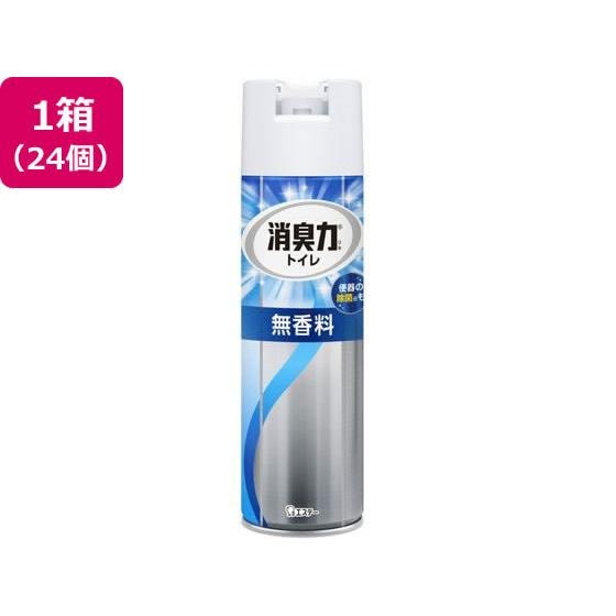 トイレの消臭力スプレー 無香料 365mL 24個 エステー消臭剤・芳香剤