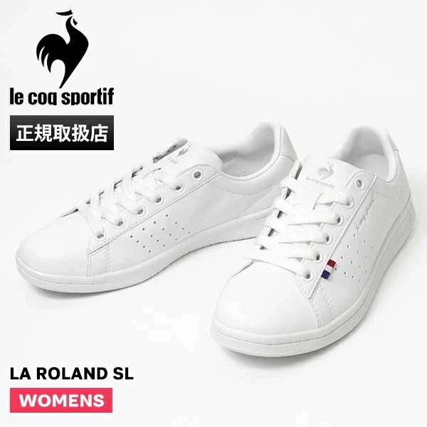 スニーカー レディース LA ROLAND SL ホワイト×シルバー 靴 QL1VJC02WS ブランド [正規取扱店]