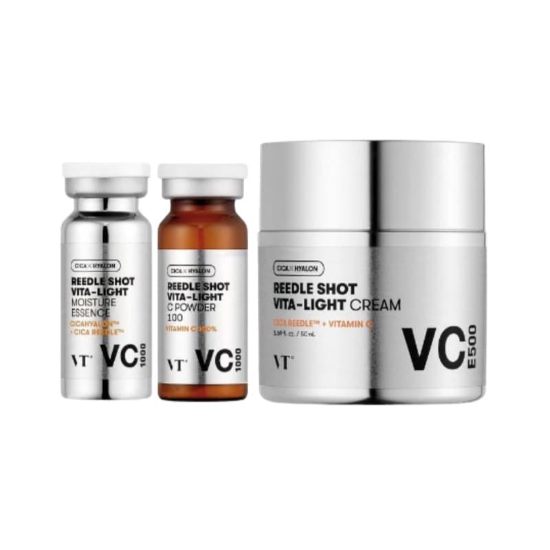 [vt reedle shot] 針 美容液 リドルショット ビタライト トーニング エッセンス VC1000 + クリーム