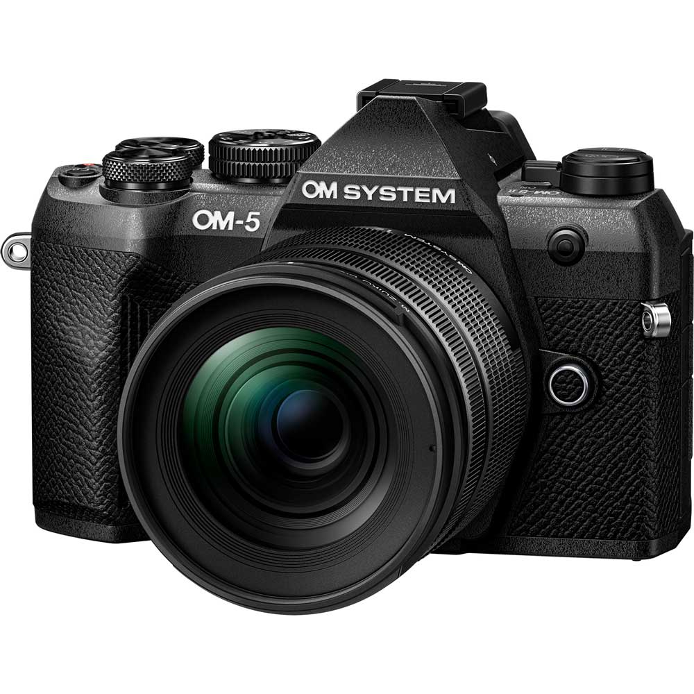 OM SYSTEM OM-5MK2_12-45KITBLK ミラーレス一眼カメラ「OM SYSTEM OM-5 Mark II」12-45mm F4.0 PROレンズキット（ブラック） OM5MK2