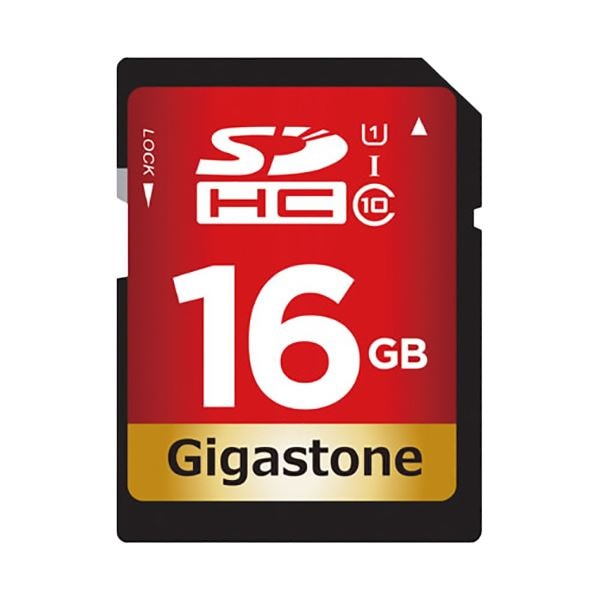 （まとめ）Gigastone SDHCカード 16GB V10 UHS-1 U1 1枚[x3]