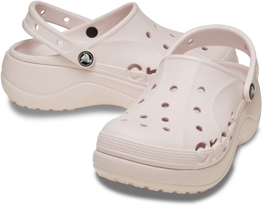CROCS 208186-6PI-W8 レディース バヤ プラットフォーム クロッグ（Barely Pink・サイズ：W8(24.0cm)） 2081866PIW8
