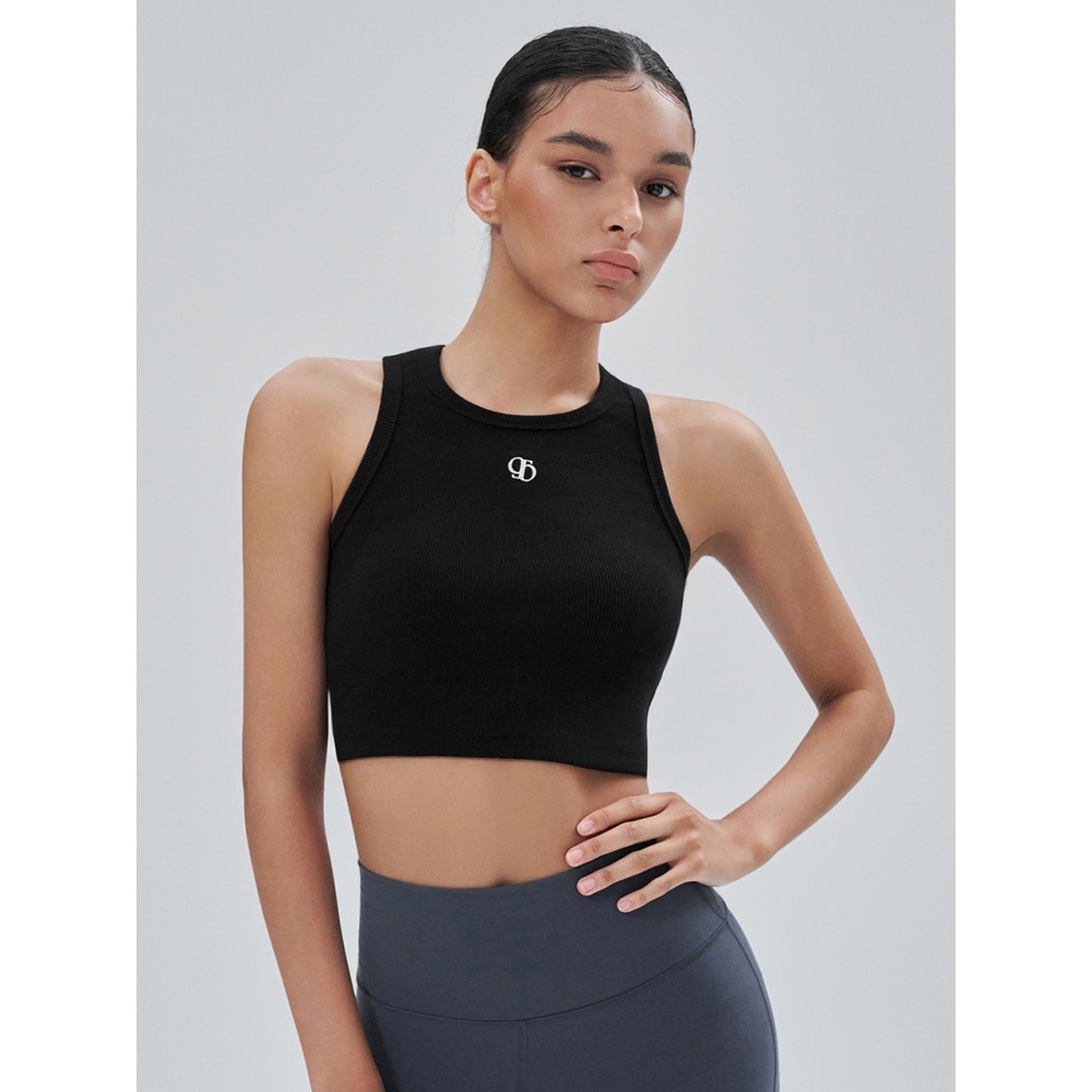 シティブリーズアクティブエアリースリーブレストップブラック