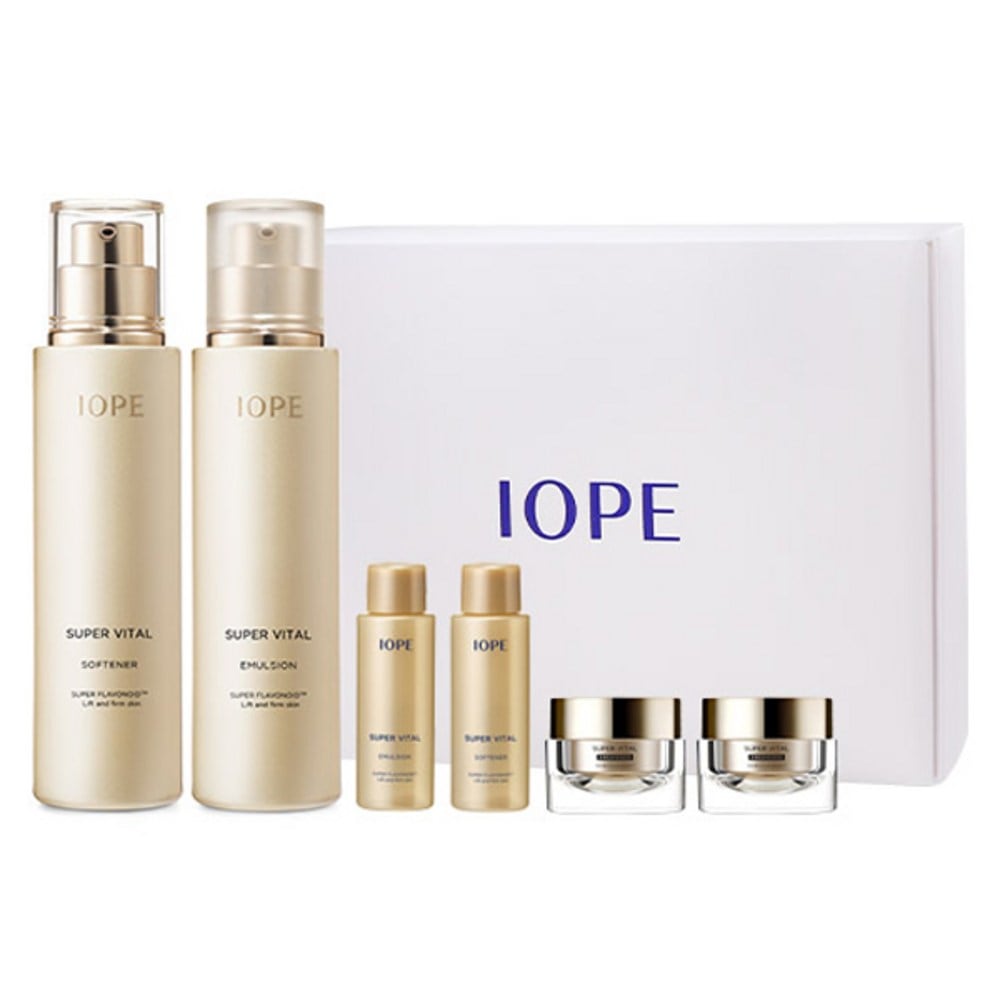 【韓国の基礎2点セット】美容液ローションスーパーバイタル基礎2点セット+クリーム保湿シワ