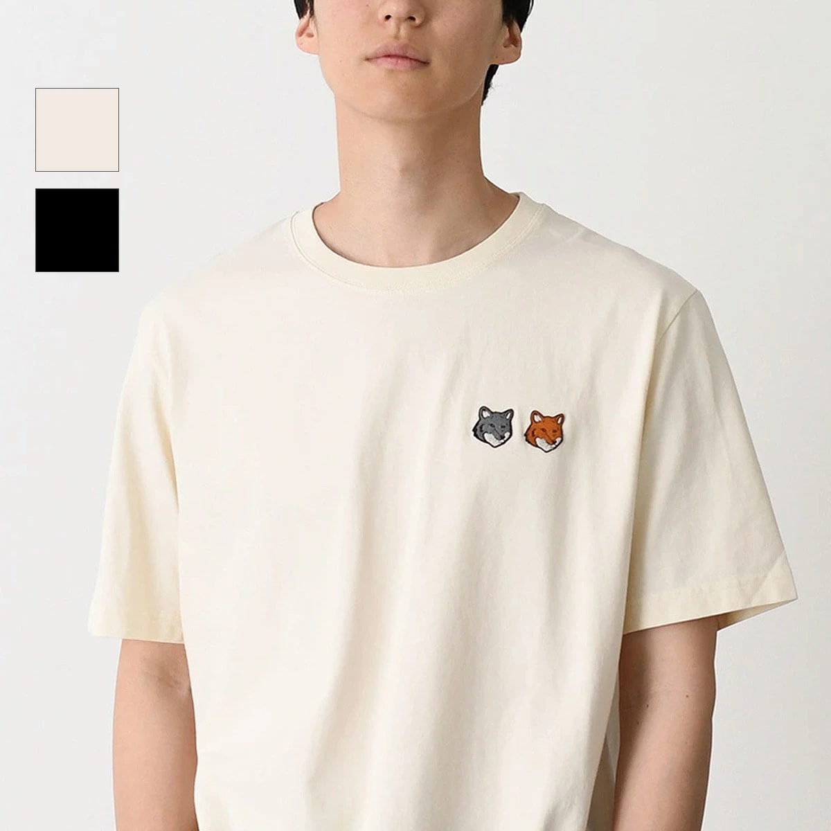 Tシャツ トップス ダブルFOXパッチクラシック OM011CF KJ7025 ユニセックス メンズ