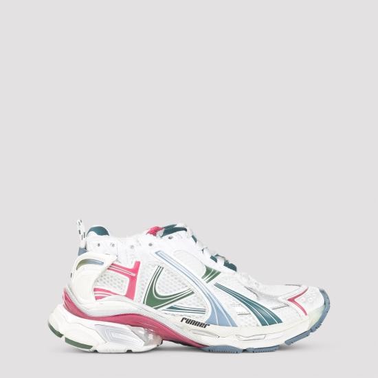 BALENCIAGA Women Sneakers 772767 W3RMU 9934 WHT DK GREEN BLU PNK
