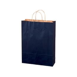 カラー紙手提げ袋 紺 L 200枚 スーパーバッグ 92660170