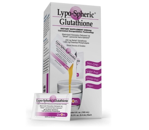 【Lypo-Spheric Glutathione　カプセル状】30粒　 1粒あたり 450 mg のグルタチオン配合