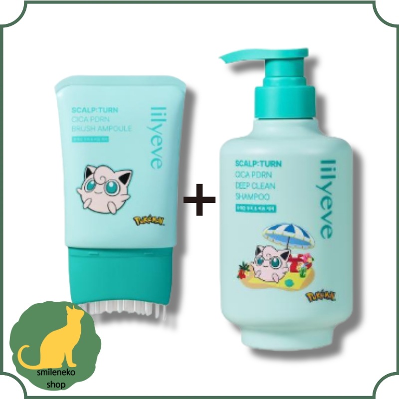 [ポケモンコラボ]スカルプターンヘアアンプル+シャンプー/シカPDRNケア/ダメージケア/大容量/オリーブヤング1位/ヘアケア/冷感ヘアアンプル/抜け毛ケアア/シカPDRN/エッセンス/韓国/フケ角質