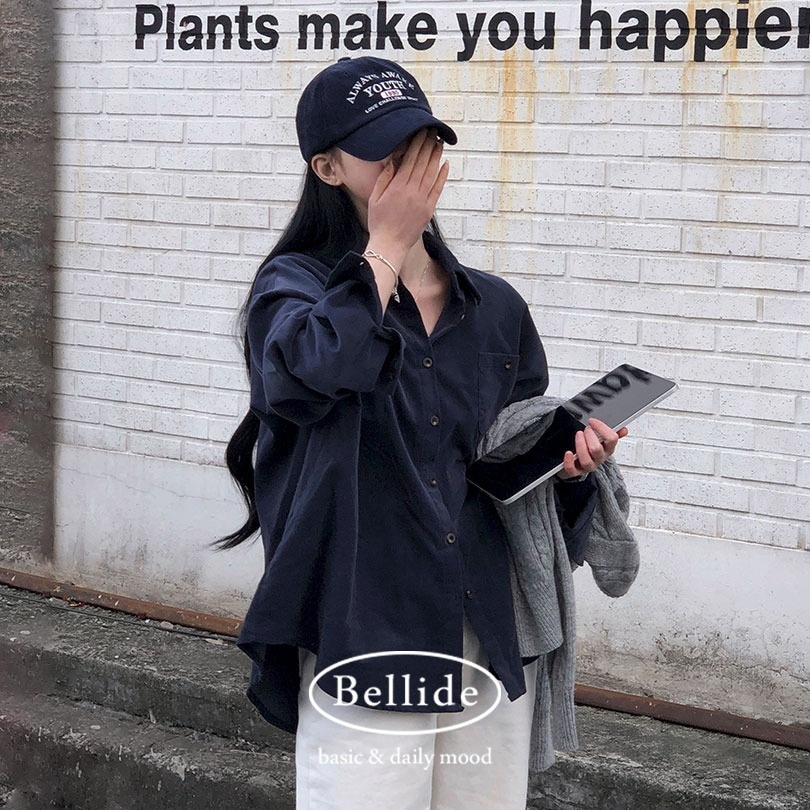 [MADE] ロマンスコーデュロイルーズフィットシャツ bs1159