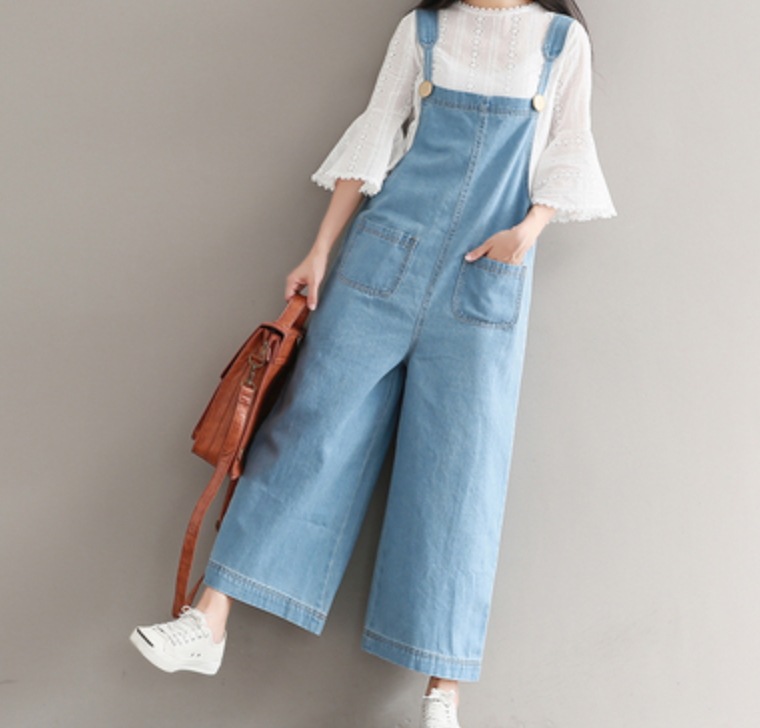 デート サロペット かわいい 大人可愛い きれいめ シンプル カジュアル 大人 上品 おしゃれ デニム ブルー ネイビー 3XL 4XL 5XL 楽ちん 体型カバー マタニティ 休日 公園 管理 無地