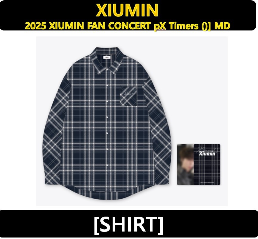 【XIUMIN】 - [SHIRT] 2025 XIUMIN FAN CONCERT pX Timers ()] MD