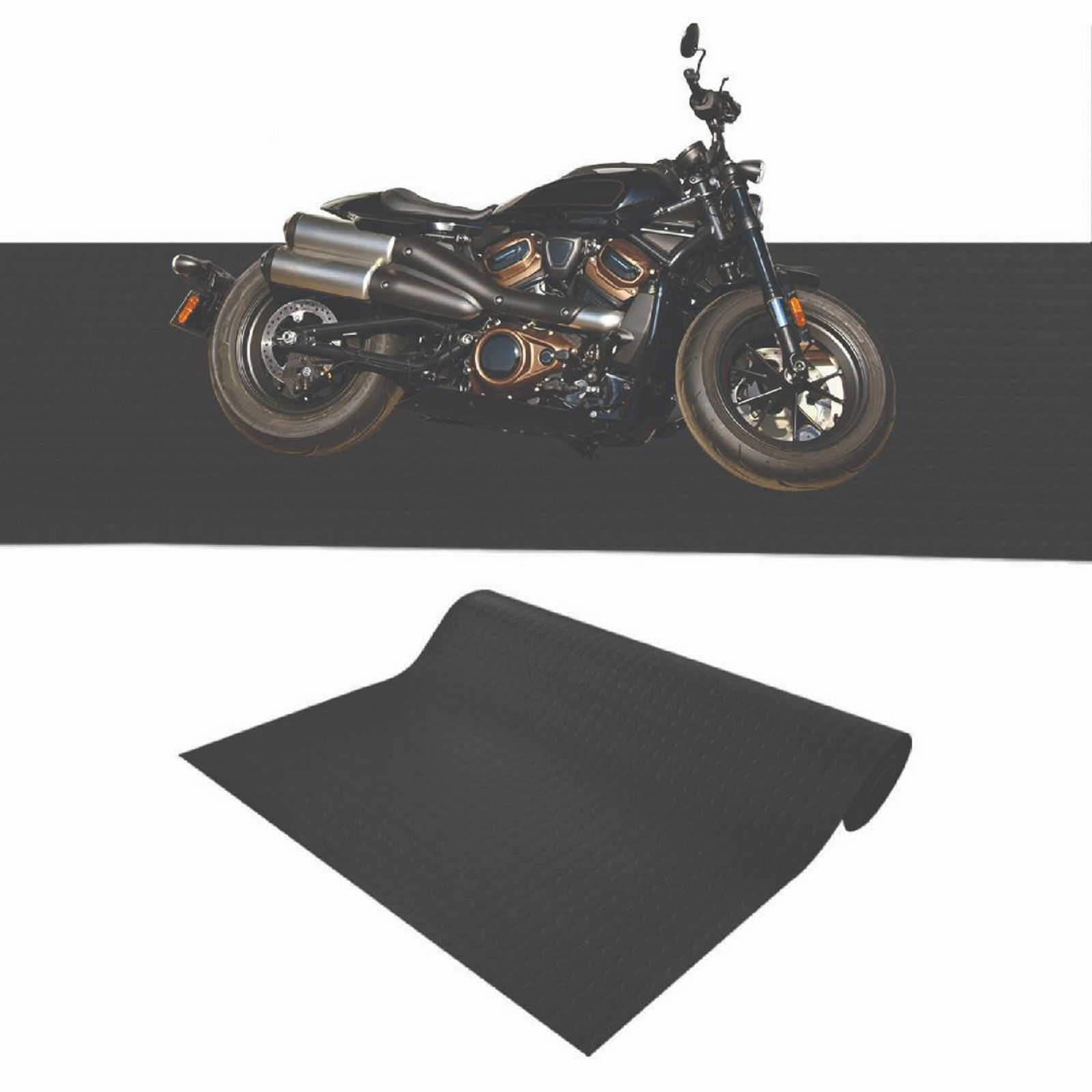 ゴムマット 車庫マット 駐車場マット 防滑 1000mm2000mm 保護マット ガレージ 再生ゴム