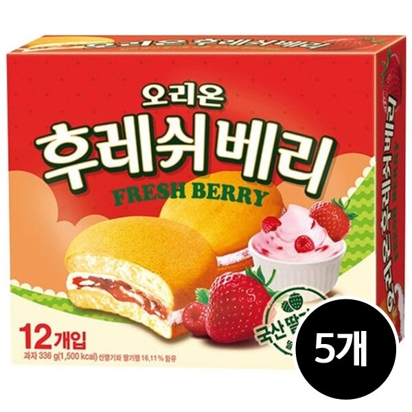 オリオンフレッシュベリーイチゴ味 336g 5個